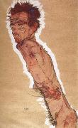 Egon Schiele Naked Self-portrait oil painting reproduction